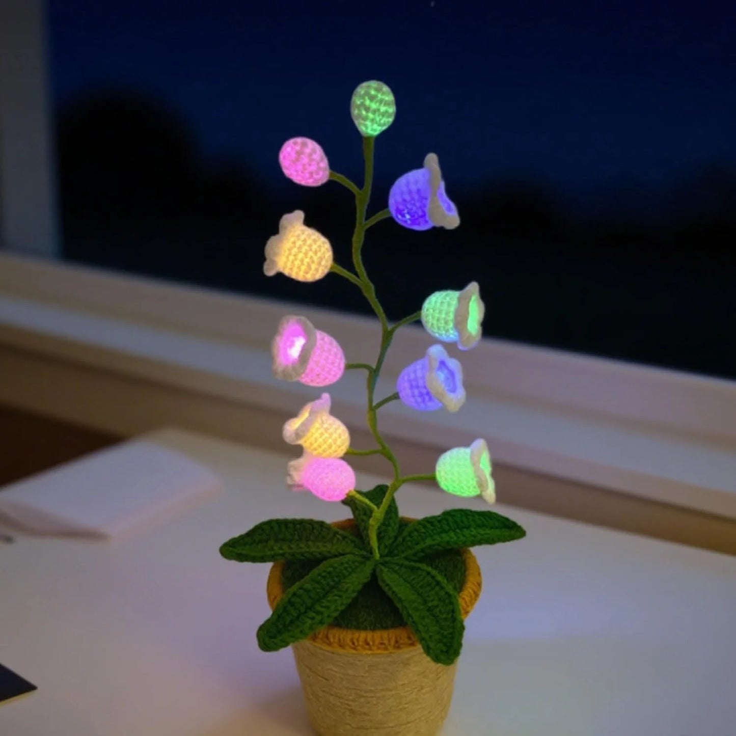 Handmade Crochet Glow Flower